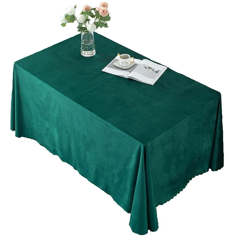 

Dutch Velvet Conference Tablecloth, Office Exhibition Event Table Cover