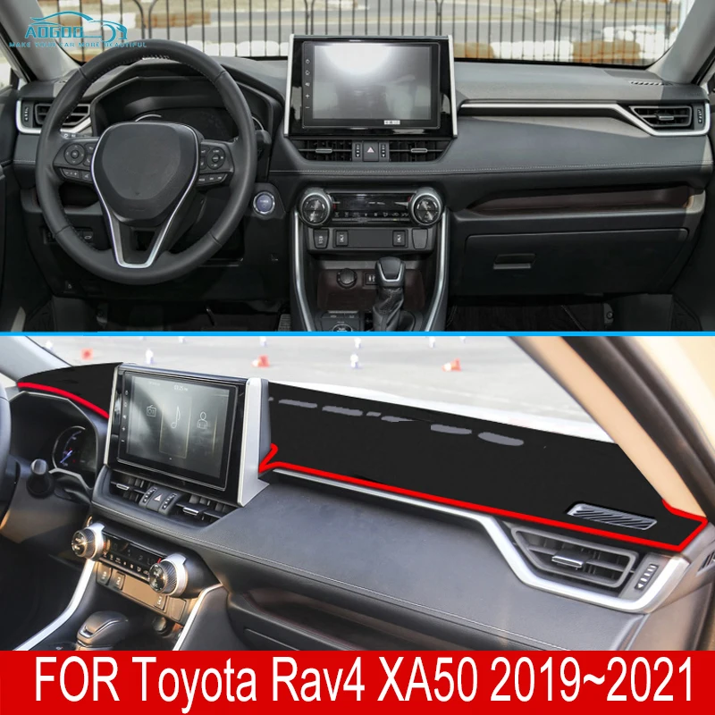 

Нескользящий коврик для приборной панели для Toyota Rav4 XA50 2019 2020 2021