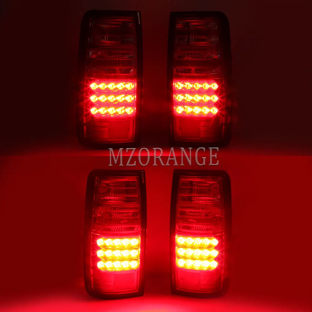 2pcs Tail Light For Toyota Land Cruiser FJ80 1991 1992 1993 1994 1995 1996 1997 Rear Driving Brake Lamp Car Styling