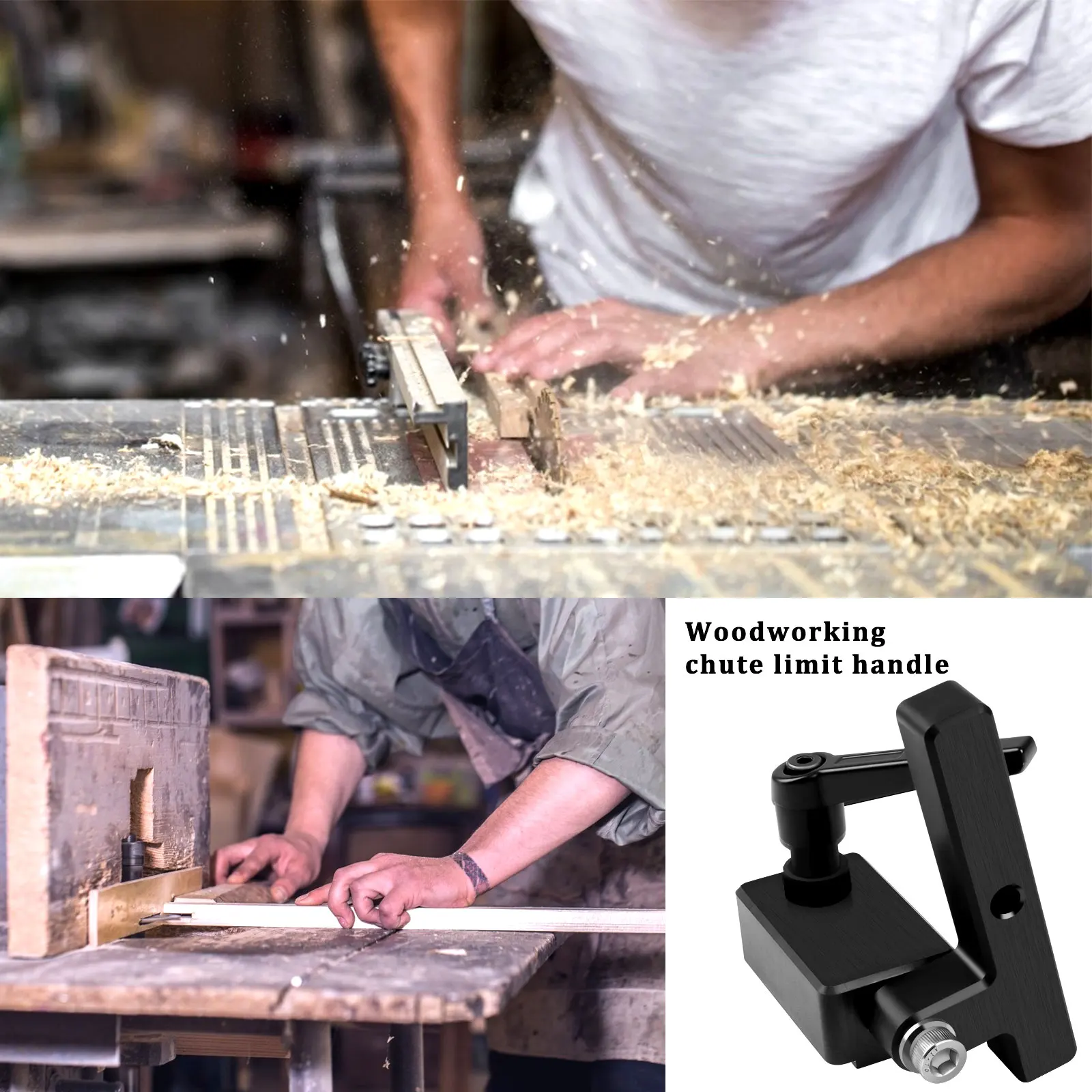 New Miter T Track Stop for 30mm T-Slot Woodworking Guide Rail 30 Type T-Tracks