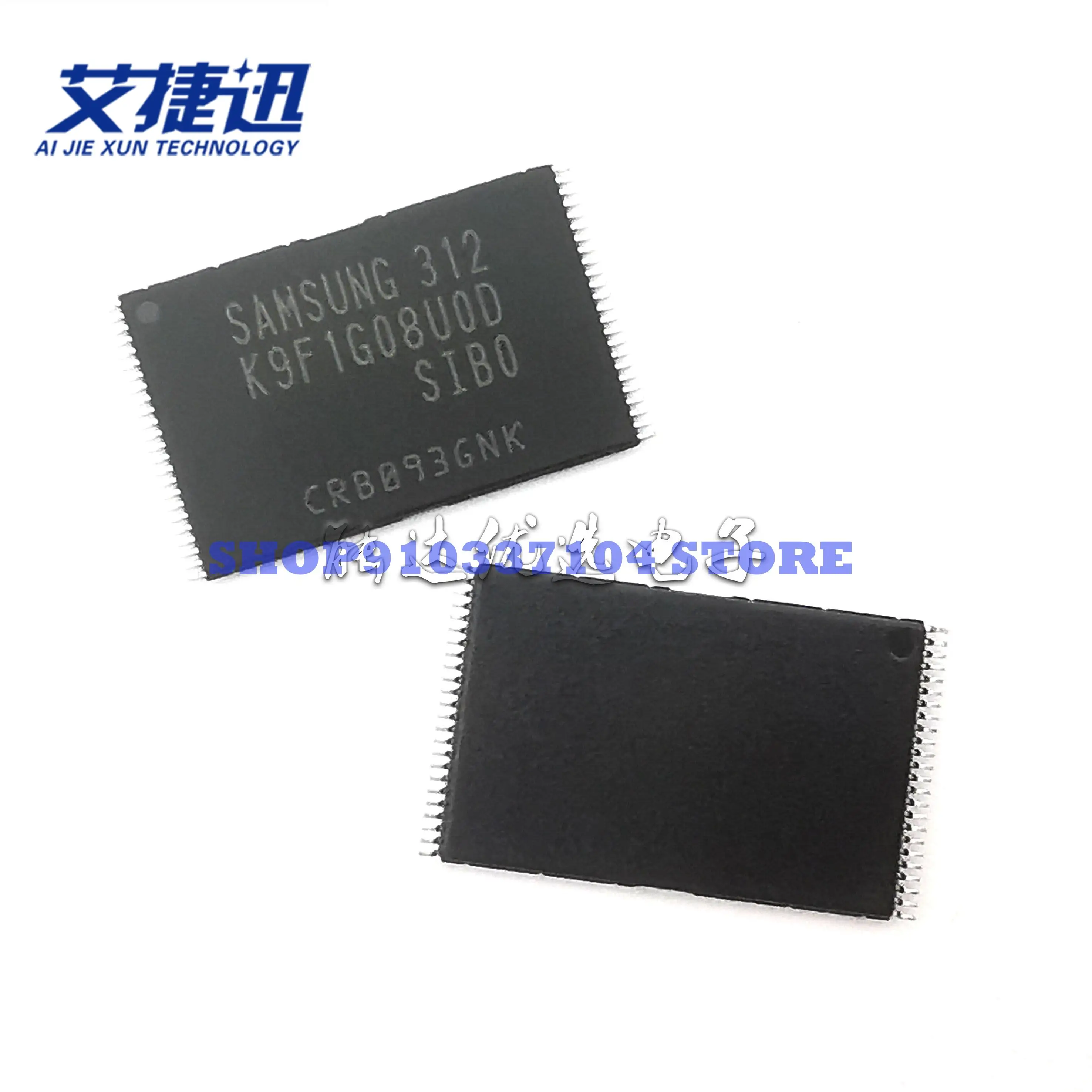 2 pçs/lote [K9F1G08U0D-SIB0 K9F1G08UOD-SIBO] de memória Flash chip IC novo e original