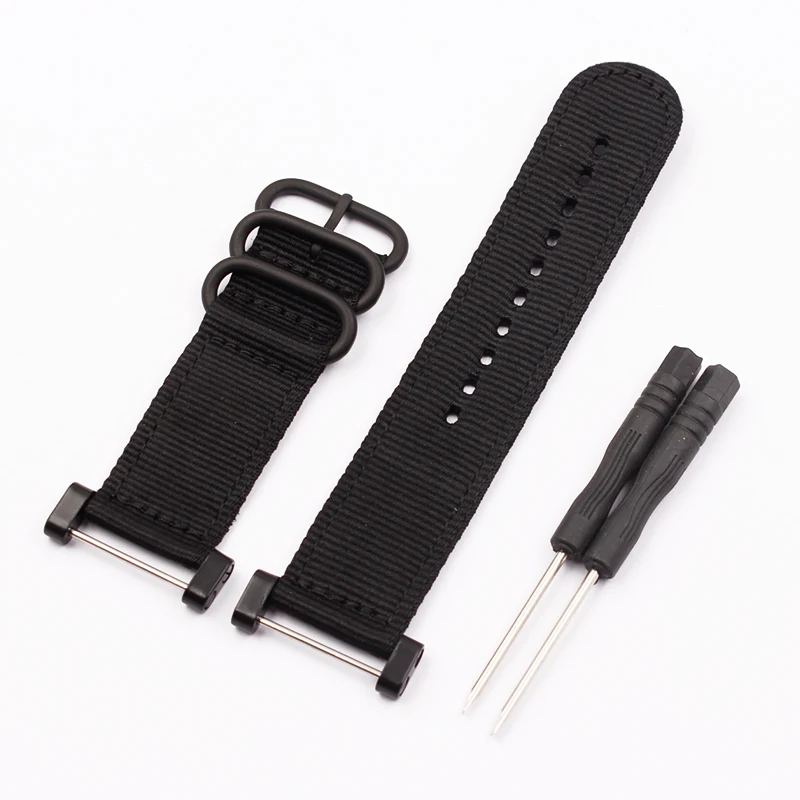 Watch accessories for suunto core all blac core nylon strap outdoor mountaineering strap waterproof nylon watch strap