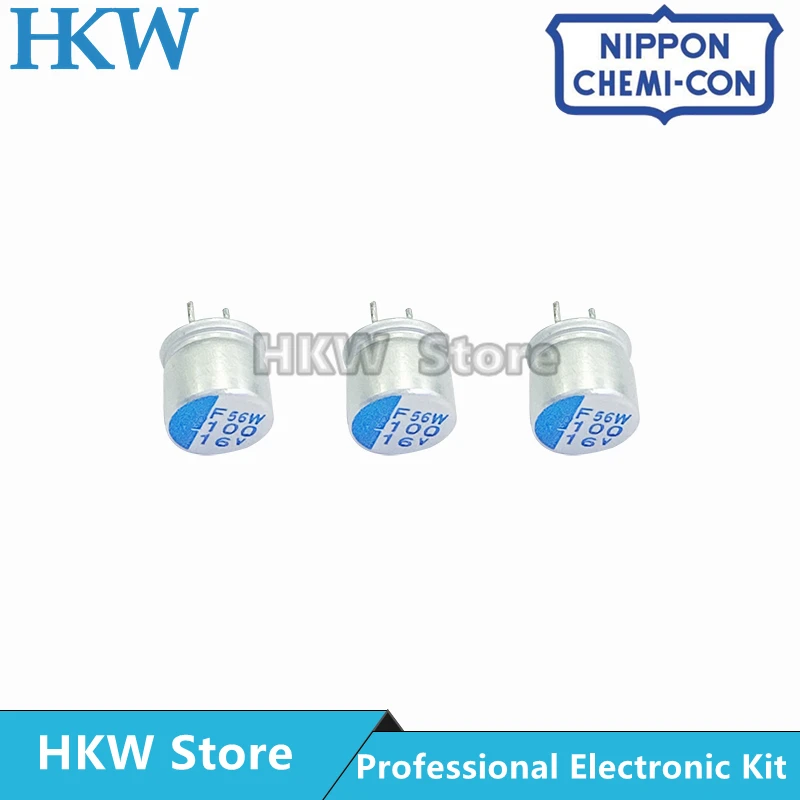10 sztuk 100UF 16V NCC 6x5mm PSF serii Super niskie ESR 16V100uF dla płyty głównej VGA stałe kondensator NIPPON CHEMI CON 100UF16V 6.3*5.5