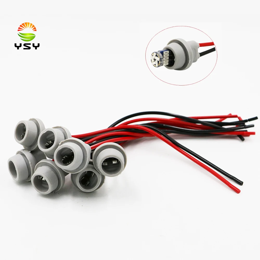 2X High-End Version T10 Socket W5W Adapter Soft Rubber Light Lamp Holder Car Accessories Male to Female Wire Connector HOT Sale