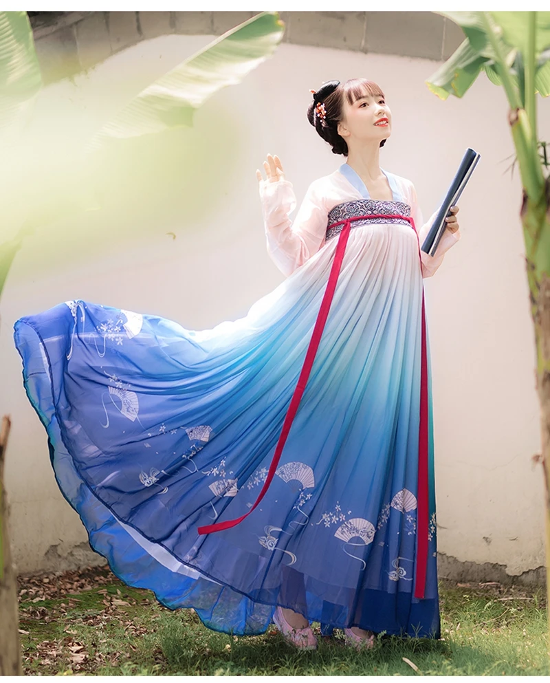 

Chinese hanfu skirt women Hanfu Ancient Costume Traditional Tang Dynasty Fairy chinese Cosplay Folk Dress Festival Party Stage