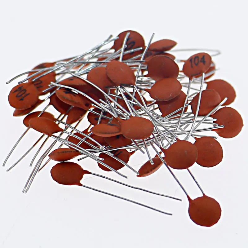 24Value/Box Ceramic Capacitor Assortment Kit 2PF-0.1UF 50V Ceramic Capacitors Set 22PF 47PF 100nF 104 Electronic Capacitor Pack