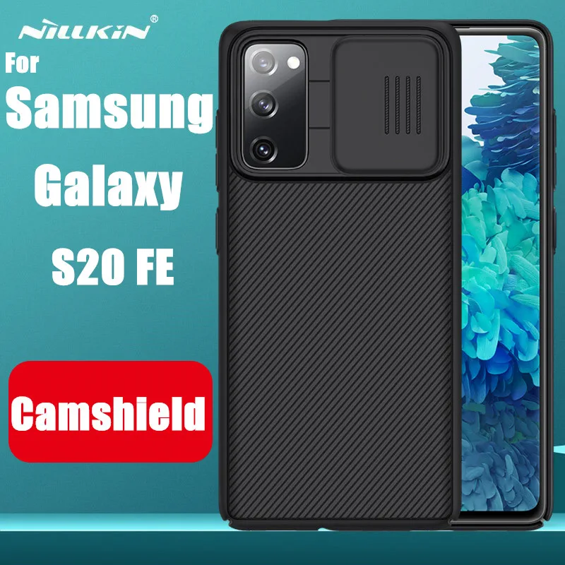 S20 Fan Edition Case Nillkin CamShield Case Slide Camera Frosted Shield Textured Back Cover for Samsung Galaxy S20 FE