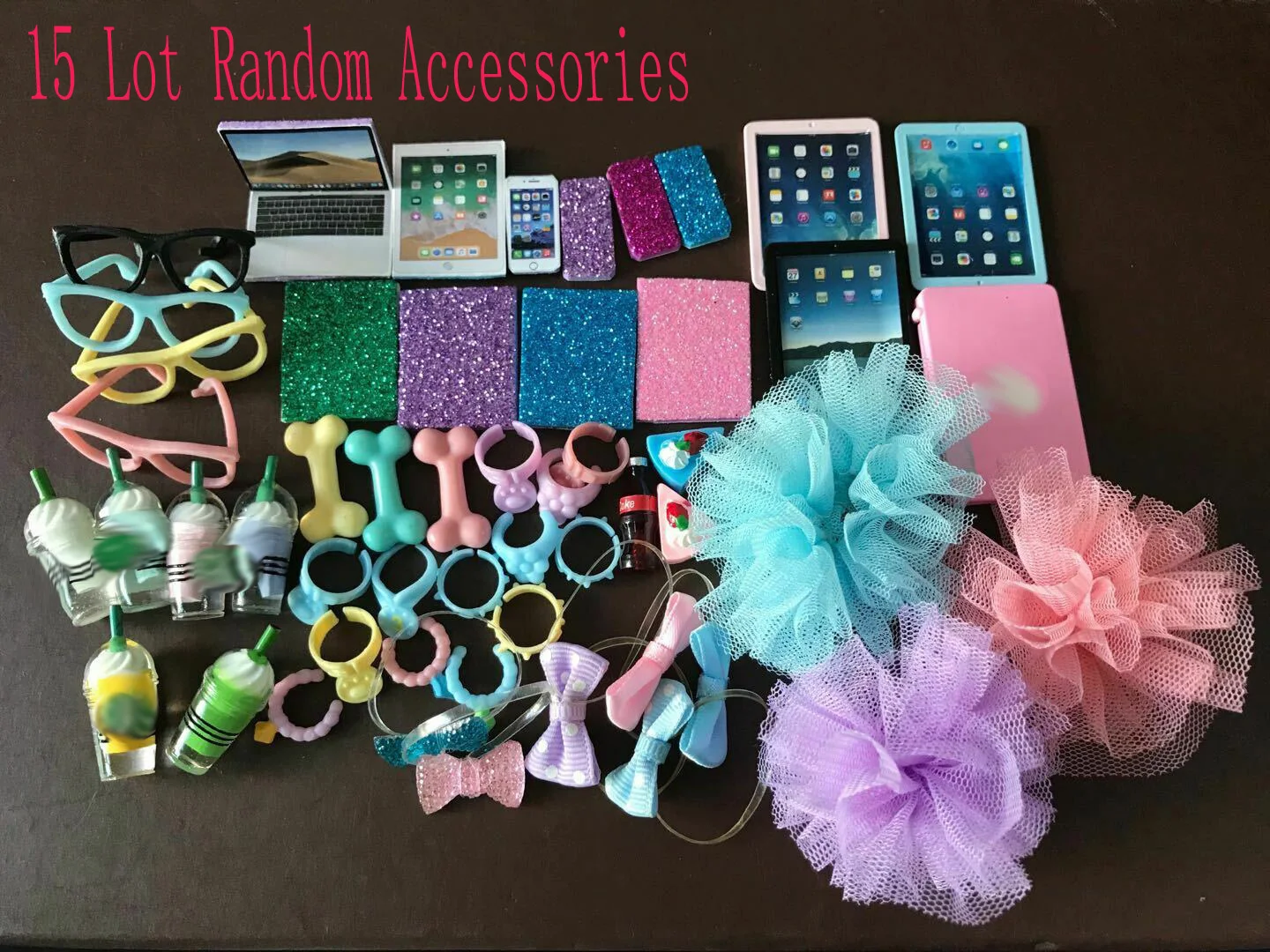 

15 Lot Random Pet Shop Littlest Accessories Fit Cute Short Hair Cat Great Dane Dachshund Cocker Spaniel Collie Kids Gift