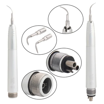 Dental Ultrasonic Scaler Air Scaler Handpiece with 3 tips G1/G2/G3 Borden 2 hole B2 Midwest 4 hole M4 three models