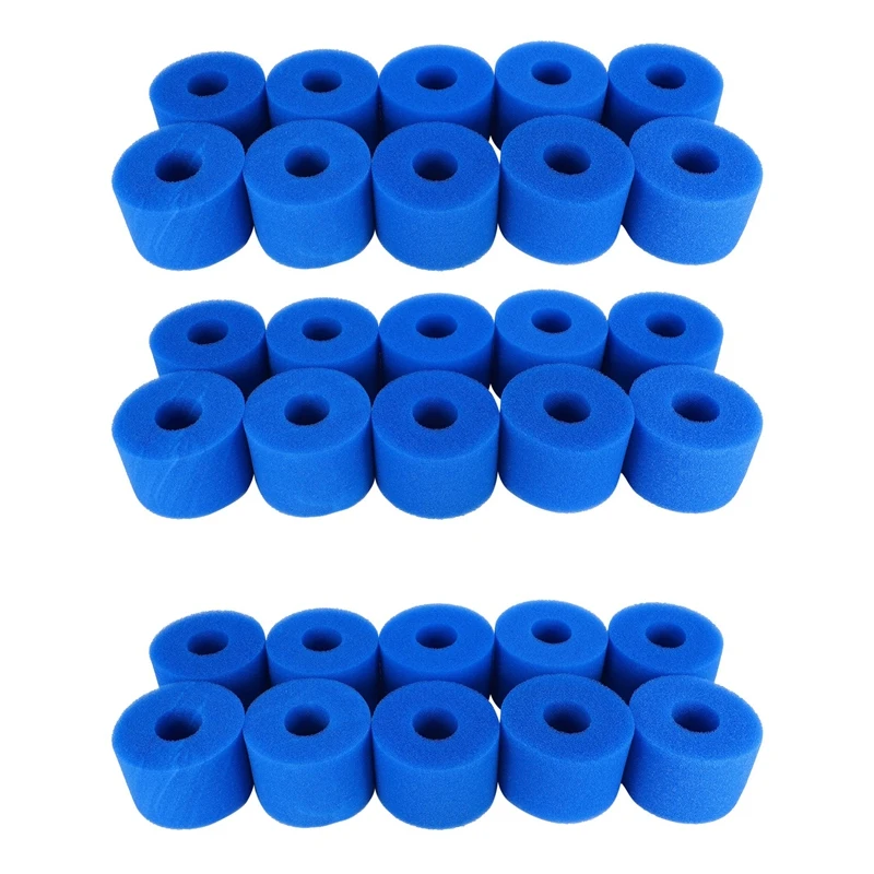 30PCS Swimming Pool Filter Water Pump Filter Pump S1 Washable Bio Foam 2 4 X UK VI LAZY \'Z Type Filter\'