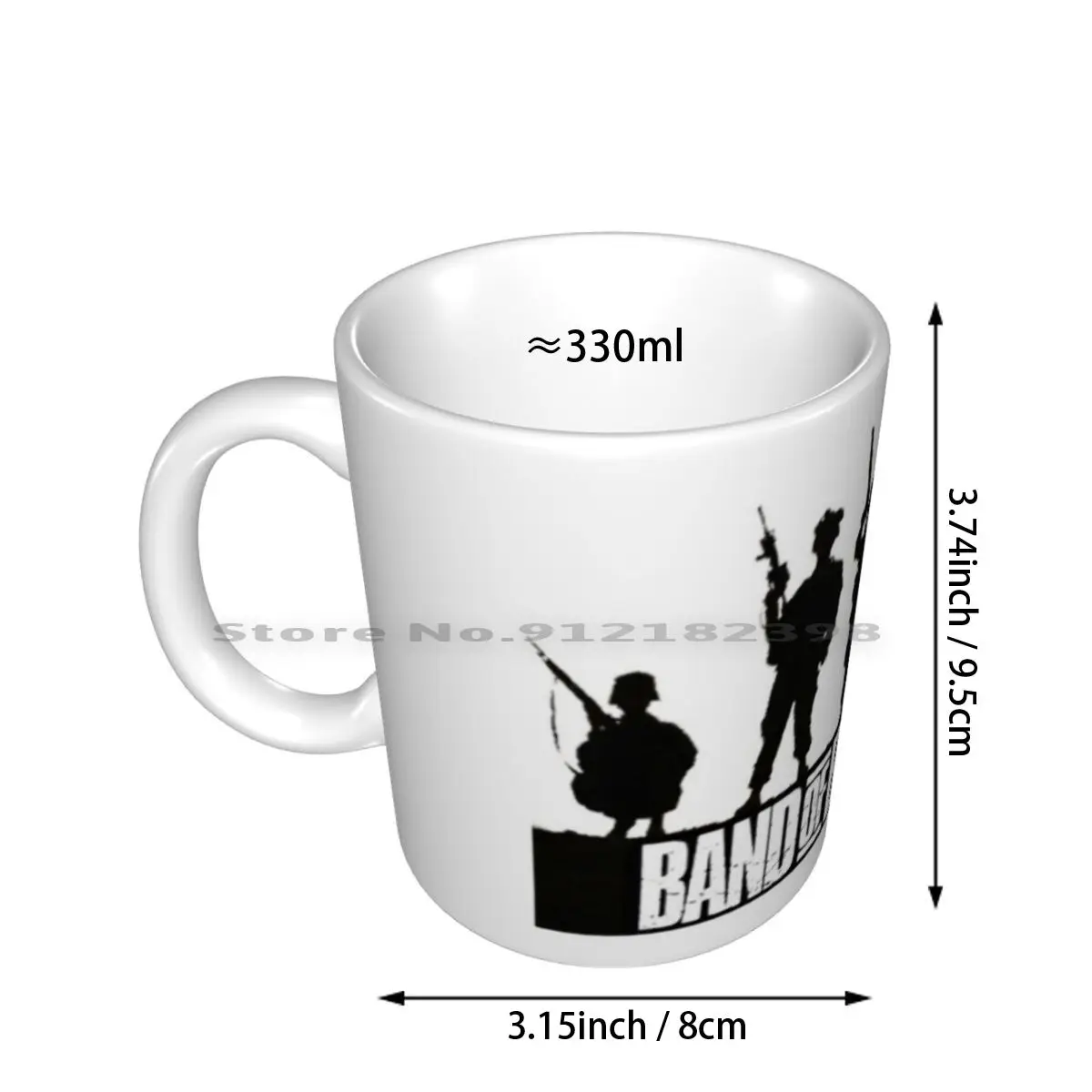 Band Of Brothers Ceramic Mugs Coffee Cups Milk Tea Mug Band Of Brothers Film Tom Hanks Spielberg Lewis Fassbender Cudlitz