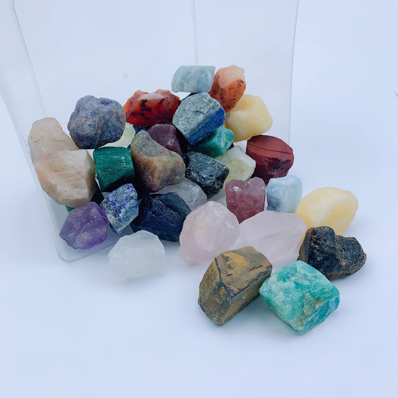 Natural Crystal Quartz Minerals Specimen Amethyst Rose quartz Irregular Shape Rough Rock Stone Reiki Healing Home Decoration