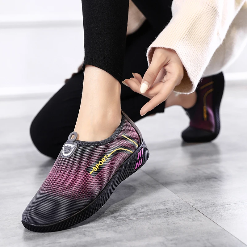 Tenis Feminino Winter Tennis Shoes for Women 2021 New High Quality Black Gray Fitness Jogging Athletic Trainers Sneakers Woman image 3