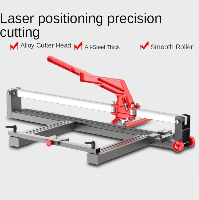 

New manual tile cutting machine hand push knife 800 1000 1200 laser push knife floor tile high precision