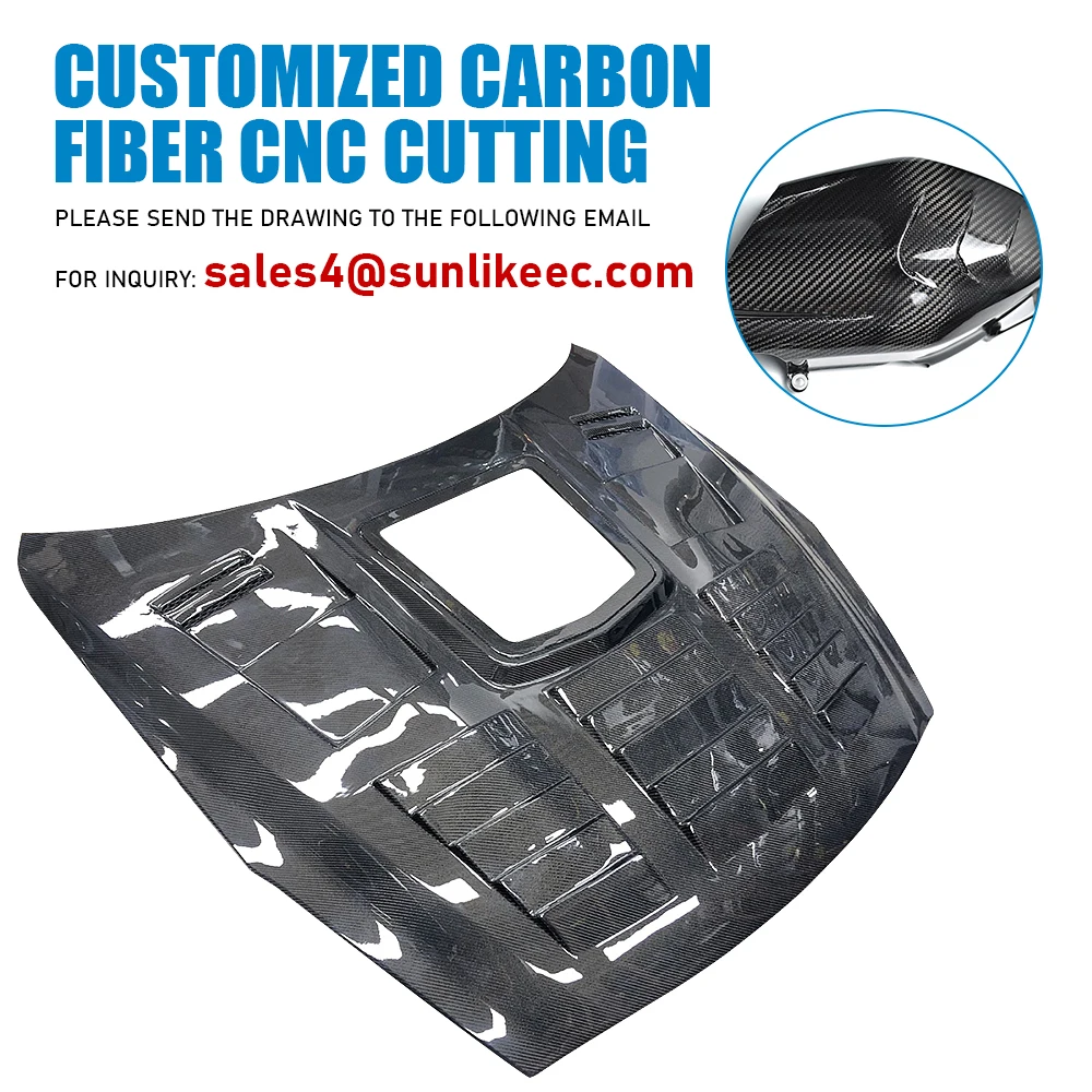 

Factory CNC Molds Carbon Fiber Customize Car Accessories Custom Carbon Fiber Parts