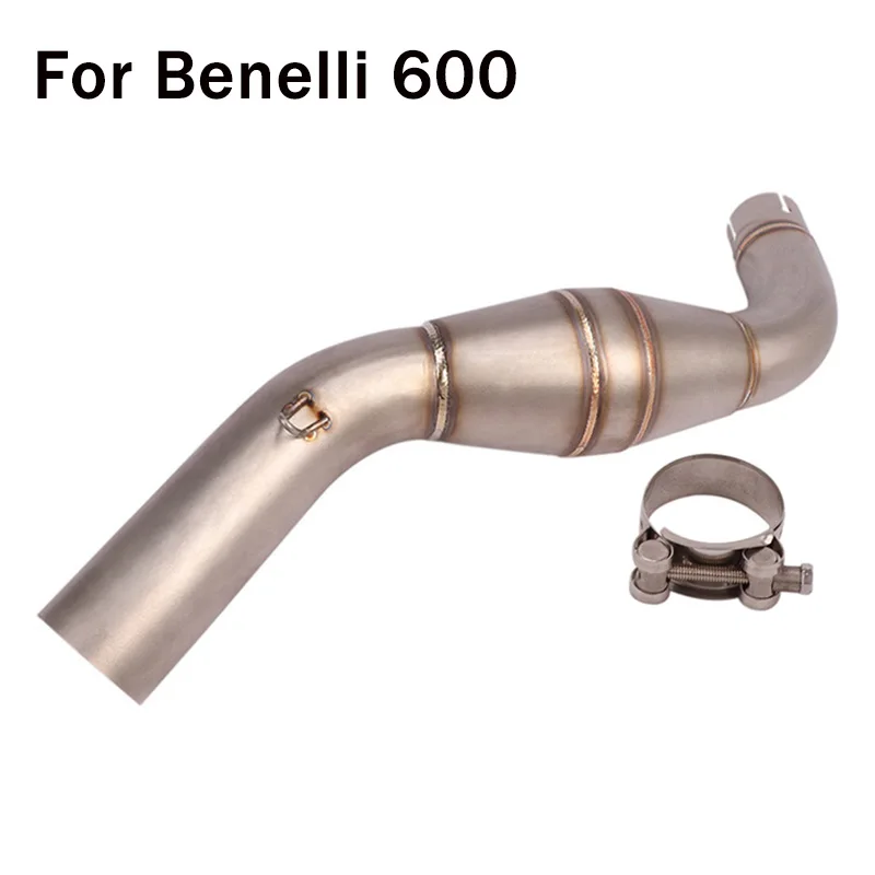 Slip On For Benelli 300 302S 600 BJ300 BN600 TNT600 Motorcycle Exhaust Escape Modify Middle Connection Link Pipe Exhaust Pipe