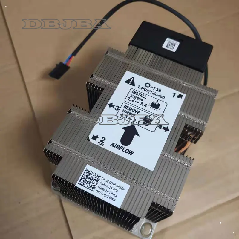 Nieuwe Werkstation Cpu Heastink Ventilator Voor Dell T7820 Assemblage Yd4tx C20w8 0c20w8