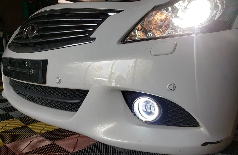 Led Fog Lamp Car Driving Light Angel Eye Aperture DRL PTF 15Wx2 12V for Lexus IS XE30 Is250 Is300h Is350 Is200t 2014 2015 2016 detail image 34