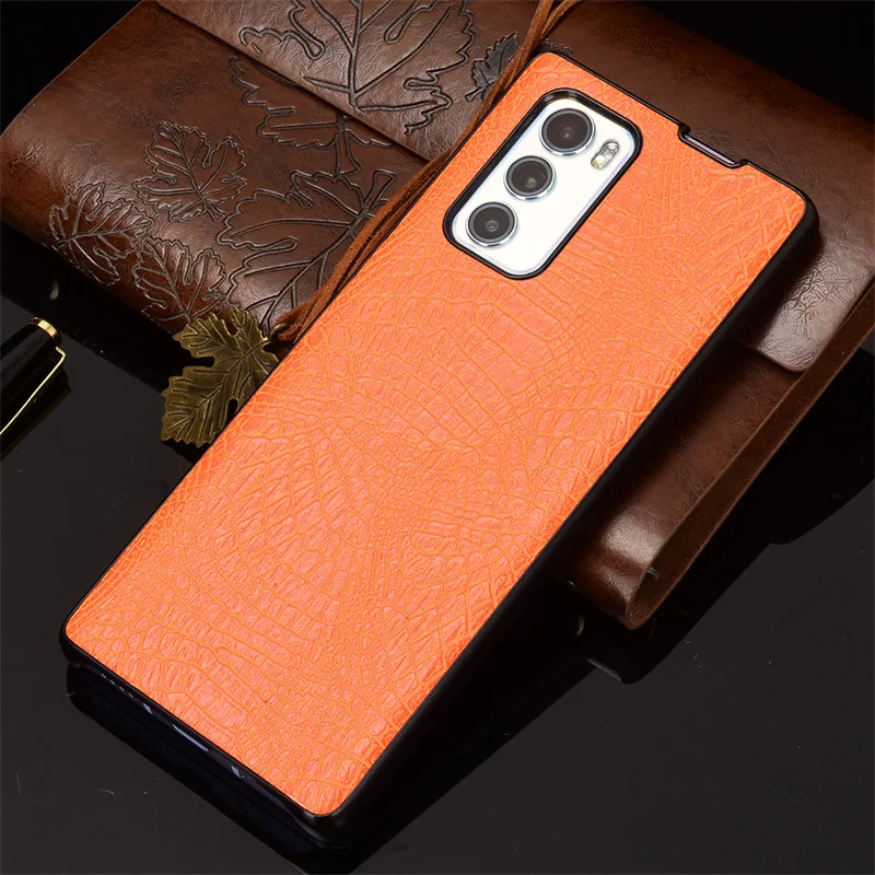 Suitable For Lg Wing 5G Crocodile Pattern Mobile Phone Pc Cover Protective With Cover Back Half-pack Shell Case Hard Case