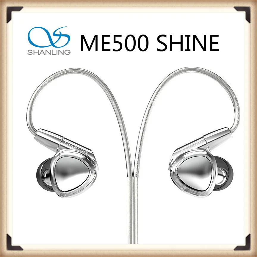 

SHANLING ME500 SHINE Headset 2BA+1DD Hybrid Driver In-ear Earphone Earbuds with 3.5mm 4.4mm IEMs MMCX Detachable Cable