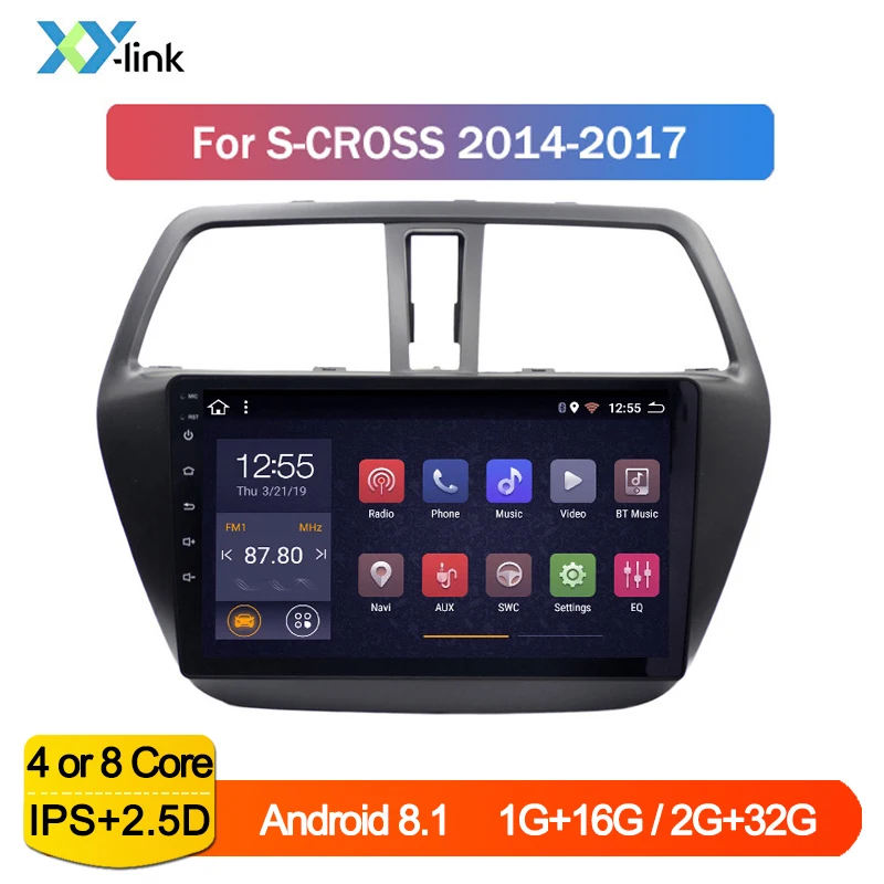 

Android Car Multimedia Player GPS Navigation System For Suzuki S-cross 2014-2017 Radio Audio Stereo Accessories Bt No 2 Din DVD