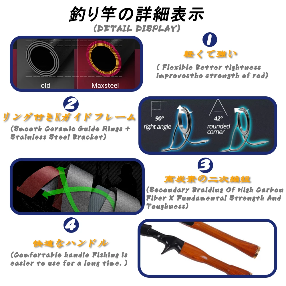Kính Thiên Văn Câu Vara De Pesca Fibra De Carbono Quay Đúc Phụ Kiện Peche Một La Carpe Cá Canne Một Peche carbonne