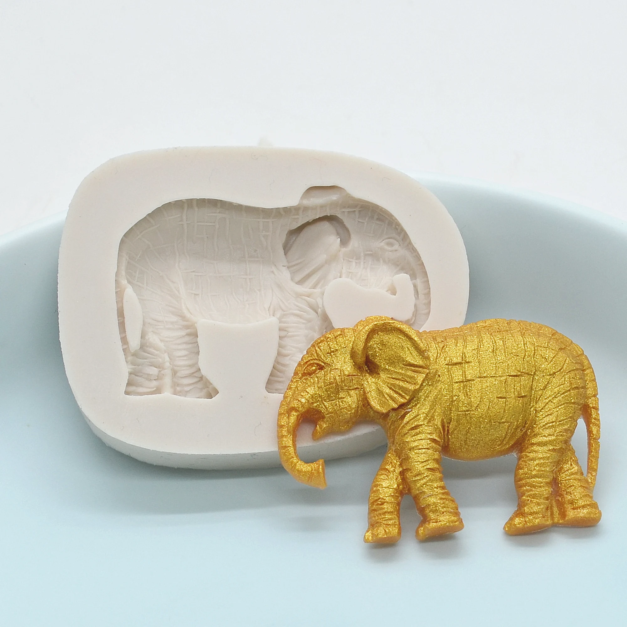 Elephant Silicone Cake Molds Kitchen Resin Baking Tools DIY Pastry Cake Fondant Moulds Dessert Chocolate Lace Decoration M1362