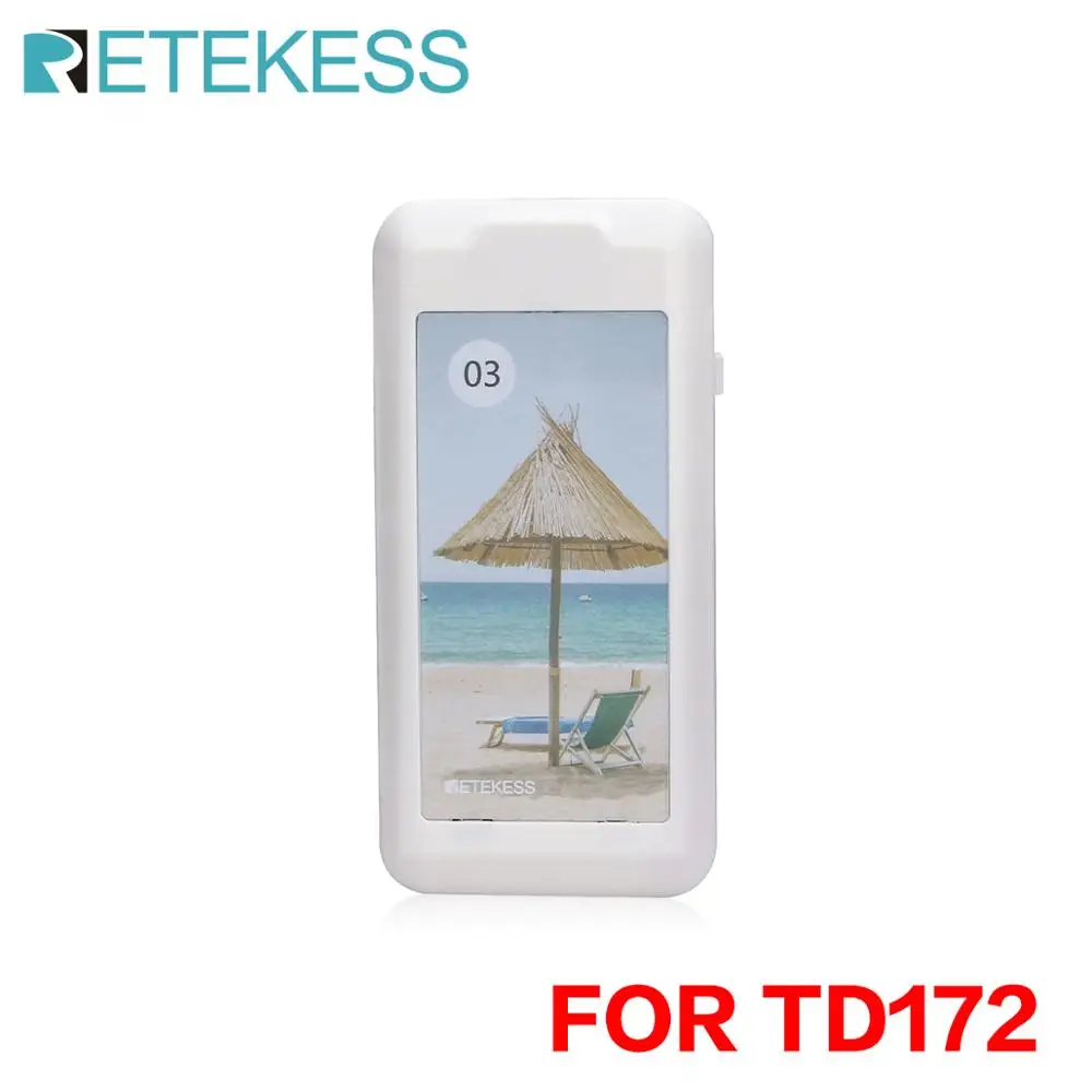 Retekess 1PC Coaster Pager For TD172 Restaurant Pager Wireless Calling System Queue System Restaurant Management