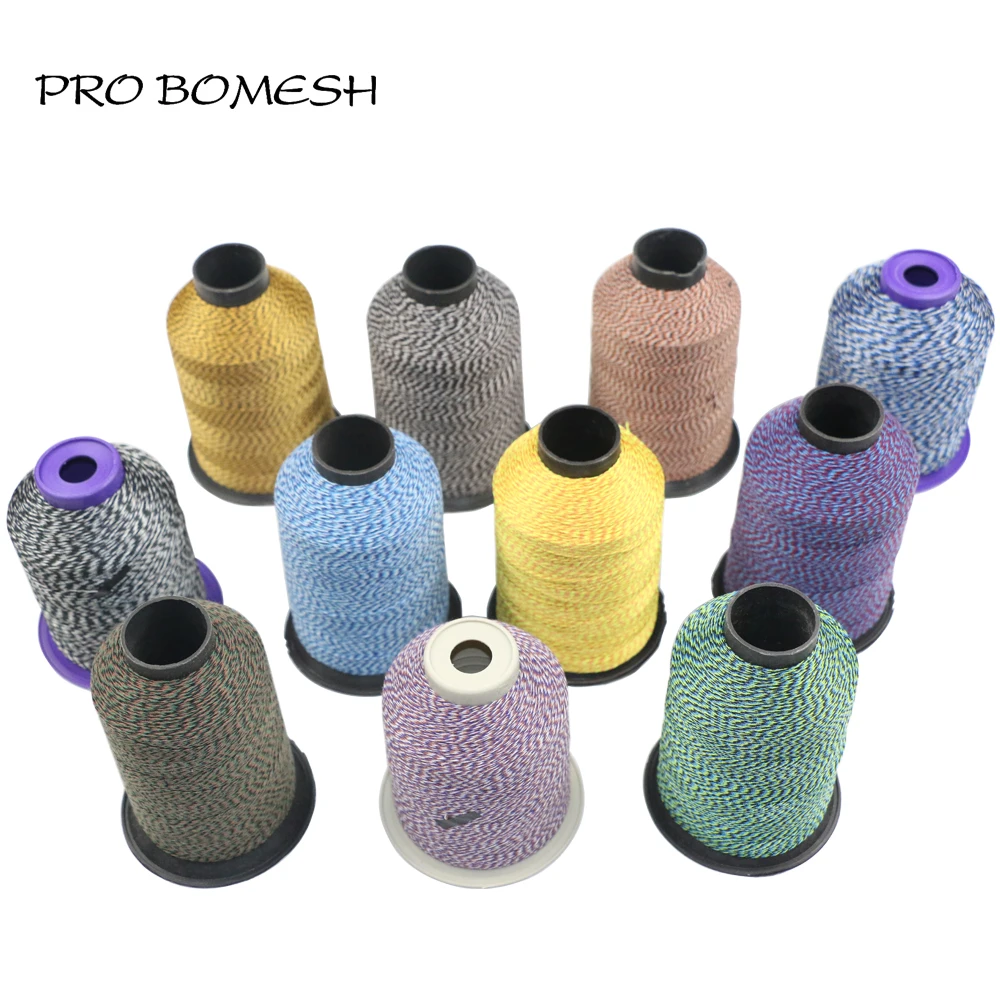 Pro Bomesh 1pcs/pack 2000m 11 Colors Braid Thread Wrap Handle Refit Repair Rod Component DIY Rod Building Accessory Pole