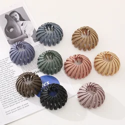 2022 New Fashion Geometric Bird's Nest Meatball Head HairSet Hairpin Hair Claw Barrettes for Women Girl Accessories Headwear