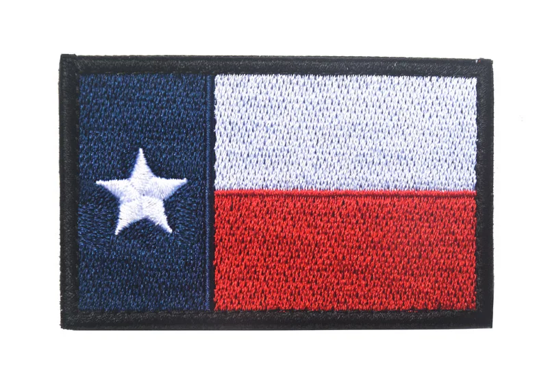 Don\'t Mess With Texas Embroidered Flag Patches State of Texas Map Patch Embroidery Patch For Clothing Backpack