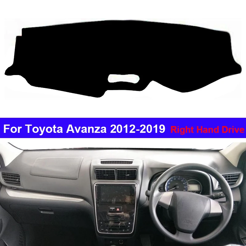 Car Dashboard Cover Dash Mat Carpet Cape For Toyota Avanza 2012 - 2019 Auto Sun Shade Anti-Sun UV Anti-dirty 2018 2017 2016 2015