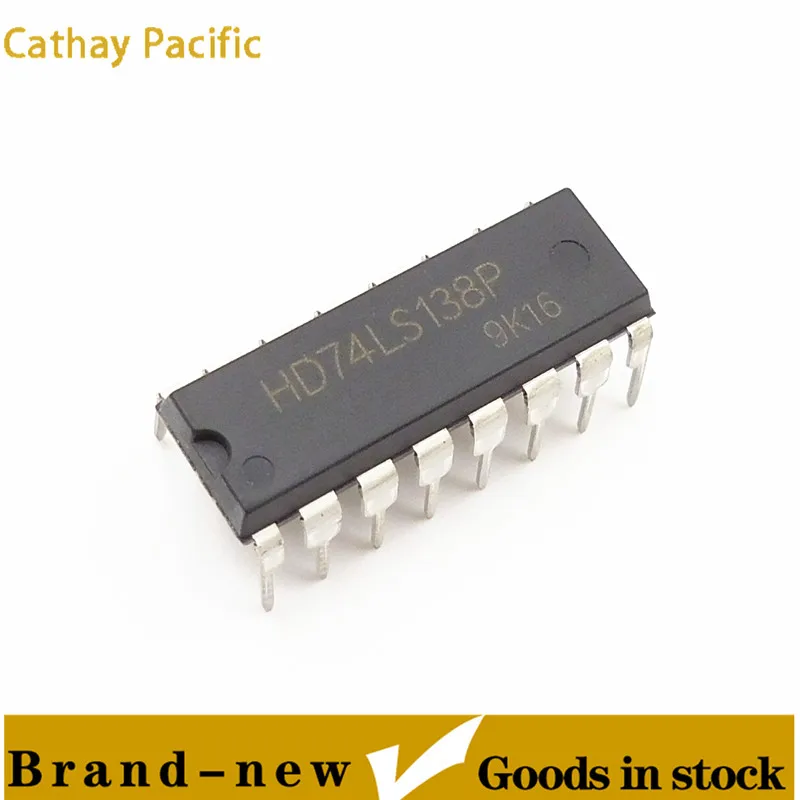 Hd74ls138p dip-16 codificador decodificador multiplexer e desmultiplexer novo ponto original