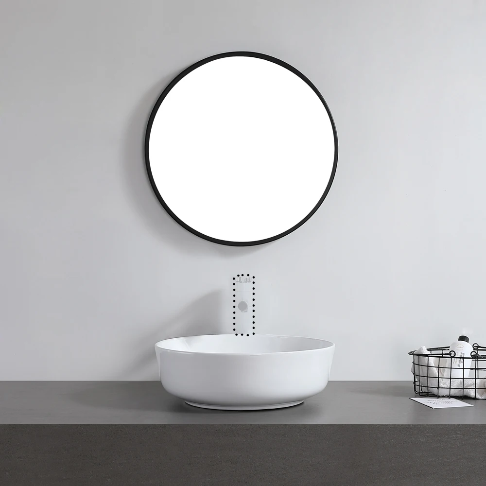 Ceramic Basin Above Counter Basin Bowl Shape White  US Warehouse In Stock