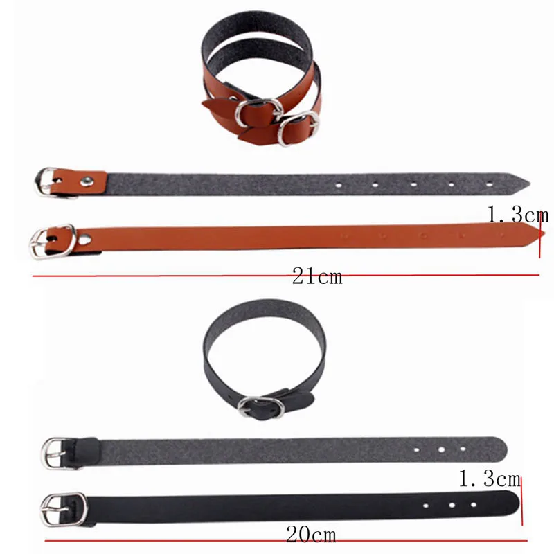 5pcs/Lot Travel Accessories PU Leather Luggage Tag Strap