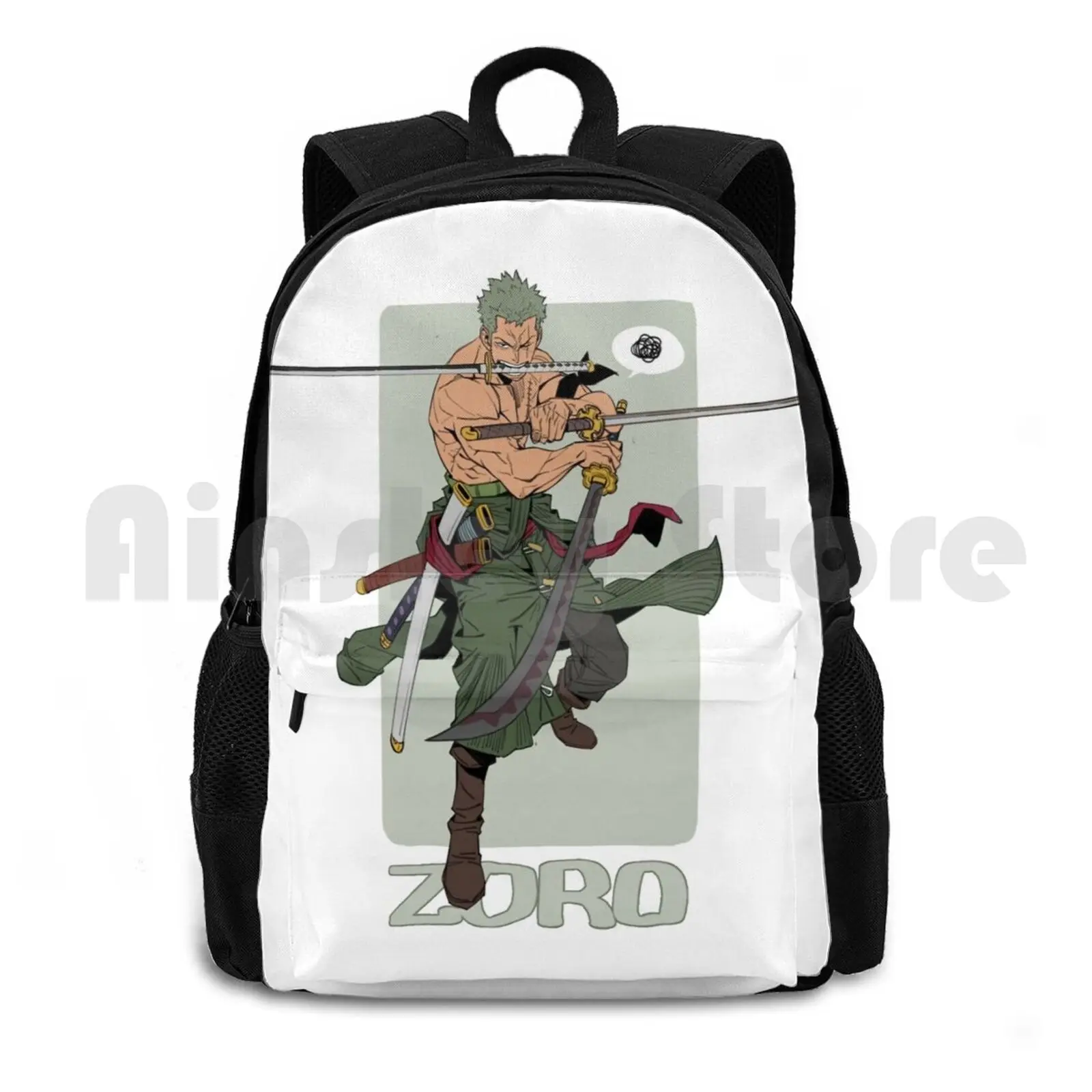 

One Piece Zoro The Swordsman Outdoor Hiking Backpack Riding Climbing Sports Bag Zoro Roronoa Zoro Roronoa Zoro One Piece