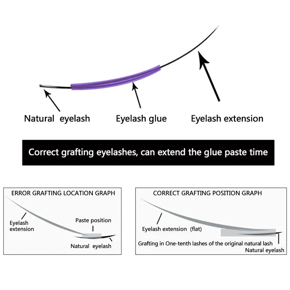 サブスクリプション-まつげエクステ用の長持ちする接着剤、プロのメイクアップツール、目の美しさ