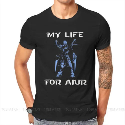 StarCraft Game For Aiur Essential-Camiseta Vintage alternativa para hombre, ropa de algodón de gran tamaño con cuello redondo