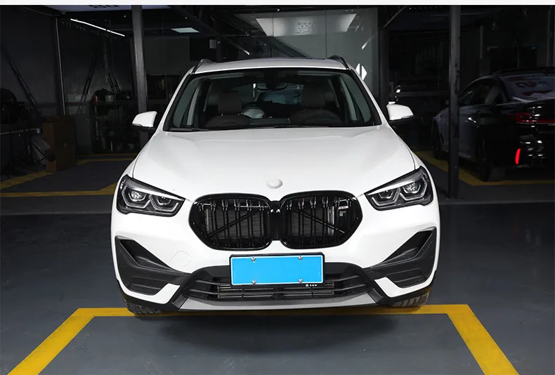 

Front Bumper Grill Grille for BMW x1 2016-2021 Car Exterior Racing Grills Accessories