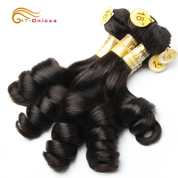 5Pcs/Lot Loose Wave Bundles Brazilian Hair Weave Bundle Egg Curl Natural Color Human Hair Extensions For Black Women