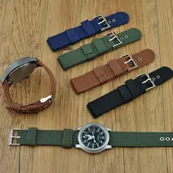 Watch Strap Army Nylon waterproof Wrist Watch Band 18mm 20mm 22mm 24mm Replacement Strap New ремешок для часов