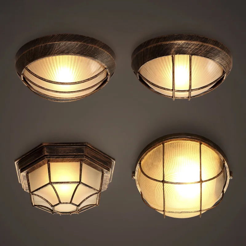 

Creative Industrial Wind Ceiling Light LED E27 For Living Room Bedroom Dining Room LED Light Ceiling Home Lighting Lustre