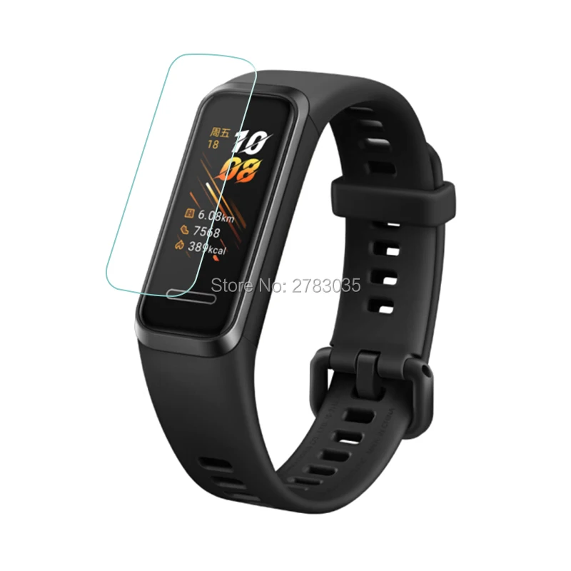 For Huawei Band 4 Band4 Wristband Smart Bracelet Clear Glossy Screen Protector Protective Film Guard (Not Tempered Glass)