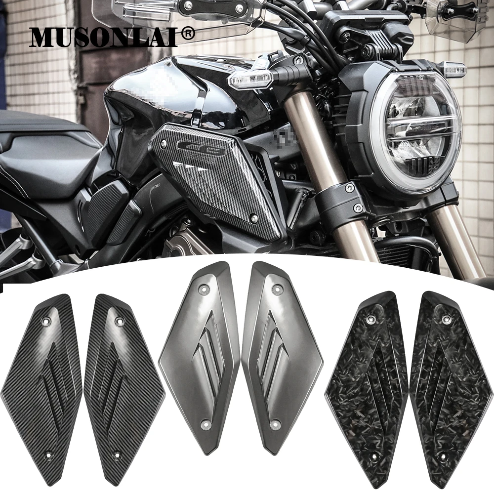 Motorcycle Frame Side Panel Guard Cover Shell Protector For Honda CB650R 2019 2020 2021 Intake Pipe Protective Shell