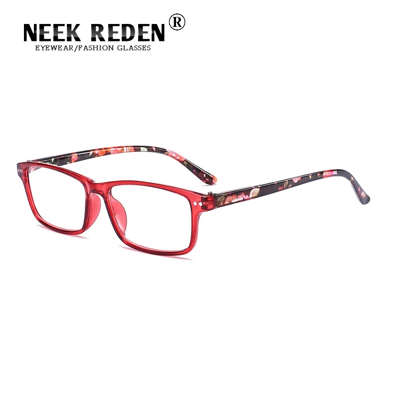 Square Women Reading Glasses Retro Resin Lens Presbyopia With Diopters +0.5 +0.75 +1.0 +1.25 +1.5 +1.75 +2.75 +3.0 +3.25 +3.75