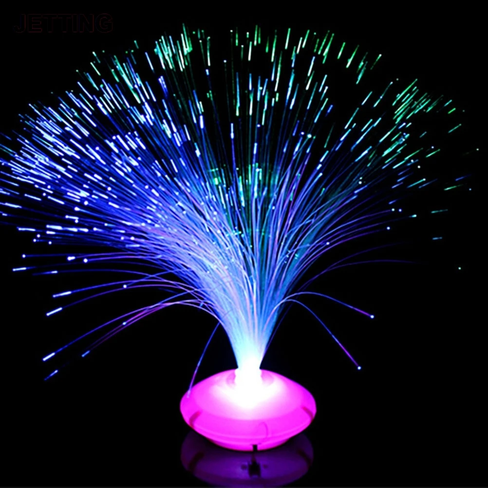 LEDナイトライト,ライトファイバー光,ロマンチックな色の変化,小さな常夜灯,家庭用装飾,1個