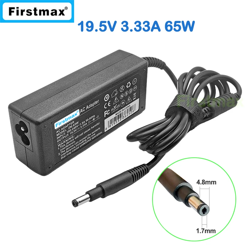 

19.5V 3.33A laptop charger AC adapter for HP Pavilion 14-b000 14-b100 15-b000 15-b100 TouchSmart sleekbook 613149-001 693715-001