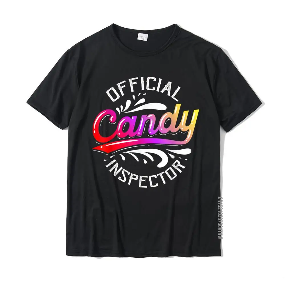 Funny Halloween Retro Vintage Candy Inspector Costume T-Shirt Casual Tops & Tees Cotton Men Top T-Shirts Casual Prevailing