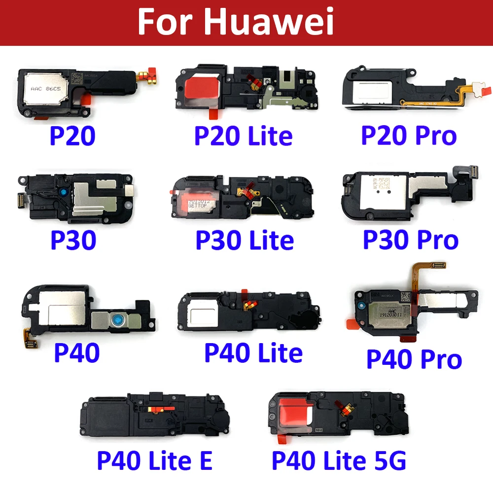 Loudspeake Buzzer Ringer Loud Speaker Loudspeaker Flex Cable Ribbon For Huawei P30 P40 Lite Pro E 5G P9 P10 Plus P20