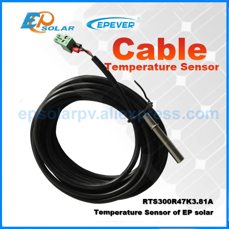 EPever Remote Temperature Sensor RTS300R47K3.81A TS-R For EPever EPsolar Tracer AN BN CN Series ViewStar-AU TRIRON XTRA Series